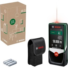 Wishora Store Home & Garden Advanceddistance 50C Lazerli Uzaklık Ölçer (50M Çalışma Alanı, 4 Sn. Ölçme Süresi, 3 x Aa Pil, Saklama Kutusu)
