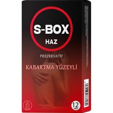 S-Box Sbox Yüksek Haz 12'li Prezervatif