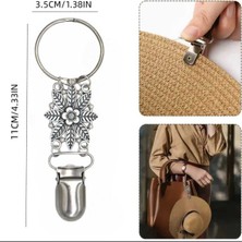 Bacoss Çanta Tokası Şapka Klipsi Çiçek Tasarım Mdl 2 (BC-1186 )