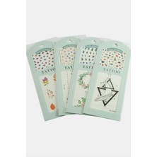 Karışık Tattoo Dövme Sticker 1 Adet