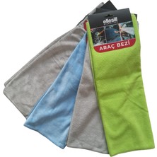 Balkonda Araç Yıkama Oto Kurulama Bezi 4'lü Ekonomik Paket Mikrofiber Araç Iç Dış - Ellesil