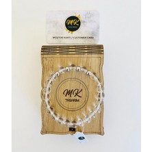 Mk Tasarım Gerçek Kristal Kuvars Taşı Bileklik MK.001.012