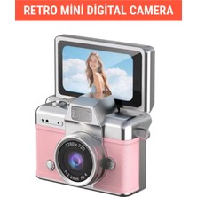 Wunit Mini Dijital Kamera Retro 1080 P HD 1,47 Inç Döndürülebilir Ekran ile Taşınabilir Tasarım