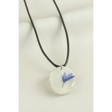 Peygamber Çiçeği Oval Epoksi Kolye