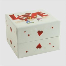 Love Yazılı Saat Kutusu