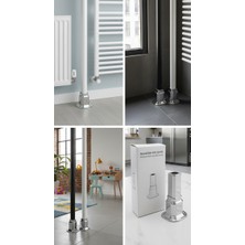 Radyatör Havlupan Pex Boru Gizleme Aparatı Krom Renkli