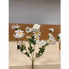 Plus Home Yapay Çiçek Beyaz Papatya Demeti Yükseklik 35 cm