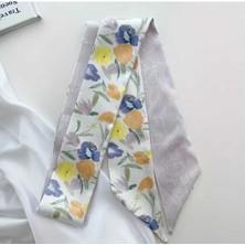 Bacoss Desenli Saç Bandı-Boyun Fuları-Çanta Aksesuarı (BC-1232 )