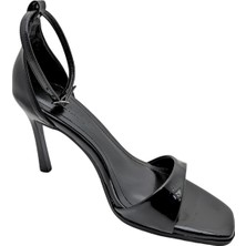 Çiğdem Kundura Veridia | Kadın Abiye Topuklu Ayakkabı - Siyah - 39