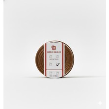 2.5 mm Cca Nya Kahverengi Tam Kesit Tesisat Kablosu 100 Metre