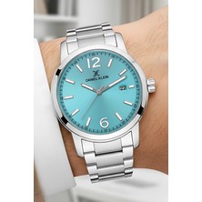 Daniel Klein Erkek Kol Saati Takvimli Çelik Kordon Çelik Kasa Bileklik Hediyesi ile 3 Atm Su Geçirmez ZMDK1143