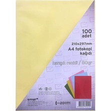 Wishora Store A4 Renkli Fotokopi Kağıdı, Red, 250 Yaprak