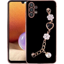 Alpsa Teknoloji Galaxy A32 4g Kılıf El Tutamaçlı Kamera Korumalı Alps Taka Silikon Kapak-Siyah