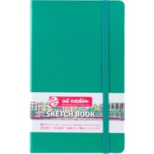 Wishora Store Art Creation Japan Eskiz Defteri 80 Sayfa, 13 cm x 21 Cm, Orman Yeşili