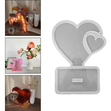 Tahtakale Toptancı Epoksi Yerli Sevgililer Günü Fotoğraf Çerçevesi Kalp Masaüstü Resimlik Kalıbı