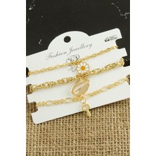 LTG Nova 3 Adet Papatya Zincir Bileklik