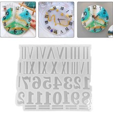 Tahtakale Toptancı Epoksi Silikon Kalıp Roma ve Normal Saat Rakamları Seti 3.5 cm