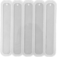 Tahtakale Toptancı Epoksi Kalıbı Oval Köşeli Kitap Ayracı Kalıbı 5 Li