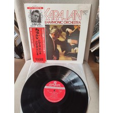 Plakperest Karajan / Mozart - Symphony No. 40 / No. 41 ’jupiter’ 1973 Japonya Basım Albüm Plak -Obi’li 2.el