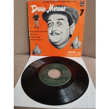 Plakperest Dario Moreno – 7 - Je Vais Revoir Ma Blonde -  Fransa Basım 45 Lik Ep Plak-2.el