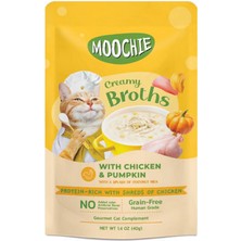 Ozlstor Moochie Çorba Kedi Ödülü Tavuk-Balkabaği 40 gr x 4 Adet