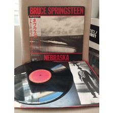 Plakperest Bruce Springsteen - Nebraska - 1982 Japonya Basım - 33 Lük Lp Plak Albüm - Obi’li-2.el
