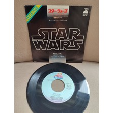 Plakperest Star Wars  - Main Title / Cantina Band  1977 Japonya Basım 45LIK Plak 2.el