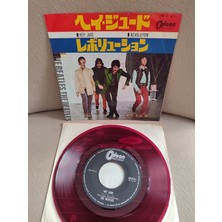 Plakperest Beatles - Hey Jude - 1968 Japonya  Basım 45LIK Plak - Nadir Kırmızı Plak - Odeon - 2. El