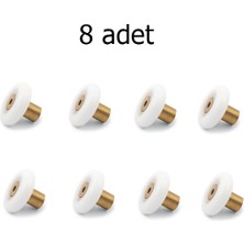AYRINTISHOP Ayrıntishop Rulman Tekerleği 22MM 12BOY Set 8 Li - 8 Adet Vidalar Dahil