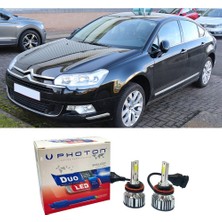 Photon Citroen C5 Uzun Far Ampulü H1 Duo Yeni Seri Beyaz 2008-2017