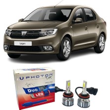 Photon Dacia Logan Uzun Far Ampulü H1 Duo Yeni Seri Beyaz 2012-2021