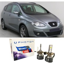 Photon Seat Altea Tek Gözlü Far Için H4 Mono Yeni Seri Beyaz 2009-2015
