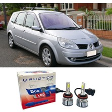 Photon Renault Scenic Uzun Far Ampulü H1 Duo Yeni Seri Beyaz 2003-2009
