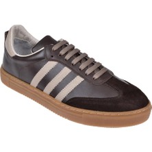 Floor Hakiki Deri Erkek Spor Ayakkabı Sneaker MAK-3030M   Kahve