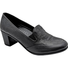 Vorlag | Hakiki Deri Klasik Topuklu Ayakkabı - Çiğdem Kundura - Vorlag - Siyah - 36