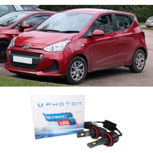 Photon Hyundai I10 Uzun + Kısa Far Ampulü H4 Ultimate Yeni Seri Beyaz 2013-2019