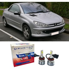 Photon Peugeot 206 cc Kısa Far Ampulü H7 Duo Yeni Seri Beyaz 2000-2007