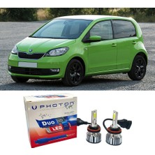 Photon Skoda Citigo Uzun Far Ampulü H7 Duo Yeni Seri Beyaz 2011-2019