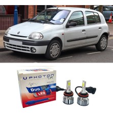 Photon Renault Clio 2 Uzun Far Ampulü H1 Duo Yeni Seri Beyaz 1998-2001