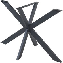Tolia Home Metal Masa Yemek Masası Toplantı Masası Ayağı 85X85X71 cm Mobilya Ayağı
