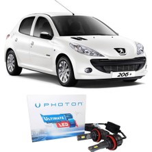 Photon Peugeot 206+ Uzun Far Ampulü H1 Ultimate Yeni Seri Beyaz 2009-2013