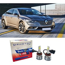 Photon Renault Talisman Sis Far Ampulü H11 Duo Yeni Seri Beyaz 2016-2021