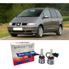 Photon Seat Alhambra Kısa Far Ampulü H7 Duo Yeni Seri Beyaz 2001-2010