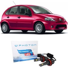 Photon Citroen C3 Kısa Far Ampulü H7 Ultimate Yeni Seri Beyaz 2002-2009