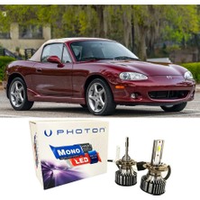 Photon Mazda Mx5 Uzun Far Ampulü Hb3 Duo Yeni Seri Beyaz 1998-2005