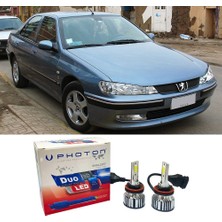 Photon Peugeot 406 Kısa Far Ampulü H7 Duo Yeni Seri Beyaz 1995-2004