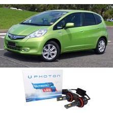 Photon Honda Jazz Uzun + Kısa Far Ampulü H4 Ultimate Yeni Seri Beyaz 2008-2015