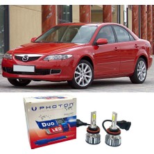 Photon Mazda 6 Kısa Far Ampulü H11 Duo Yeni Seri Beyaz 2002-2008