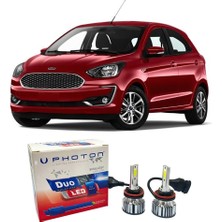 Photon Ford Ka Uzun + Kısa Far Ampulü H4 Duo Yeni Seri Beyaz 2016-2020