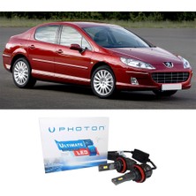 Photon Peugeot 407 Uzun Far Ampulü H7 Ultimate Yeni Seri Beyaz 2004-2011